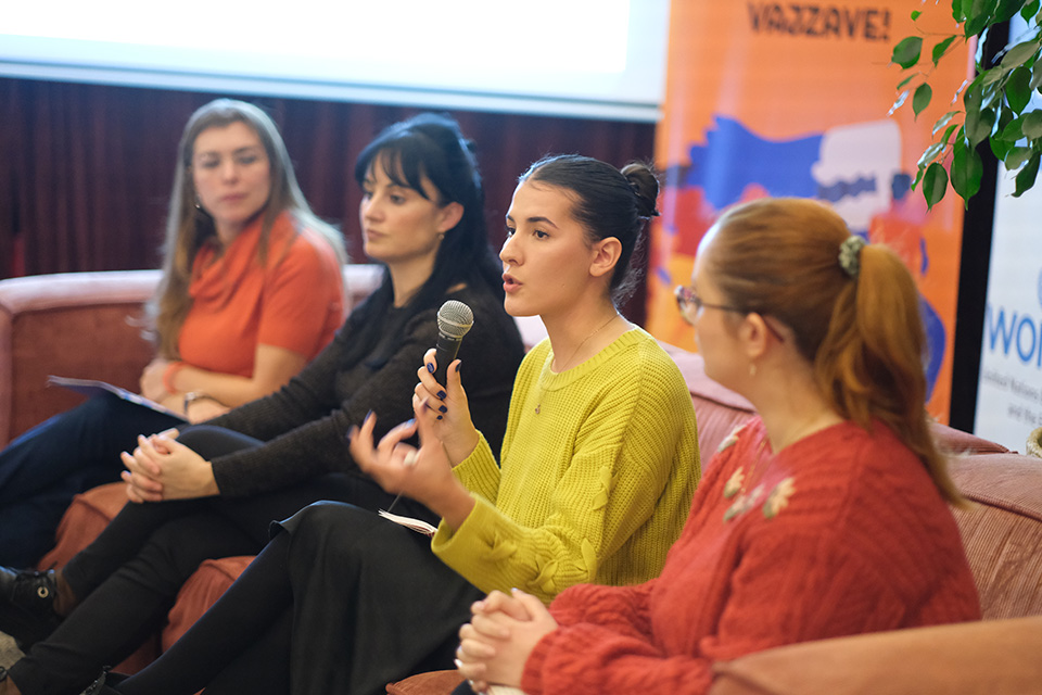 Youth activist event organized in cooperation with Tirana European Youth Capital 2022 and the Youth Congress. Photo: UN Women Albania