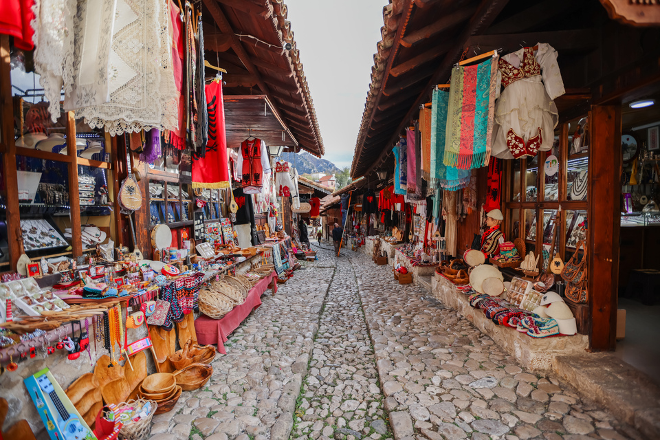 Kruja bazaar. Albania. Photo: Albanian Network for Rural Development 