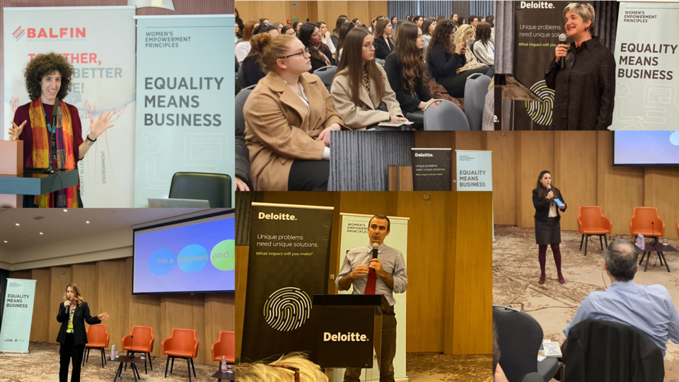 International Women’s Day events at Balfin Group and Deloitte in Tirana, Albania. Photo: Balfin Group and Deloitte. 