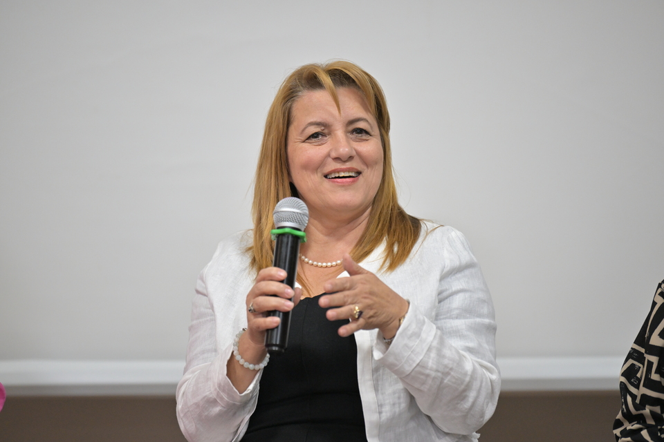 Mrs. Meme Xhaferaj, Director of Social Services, Durrës municipality. Photo: UN Women Albania