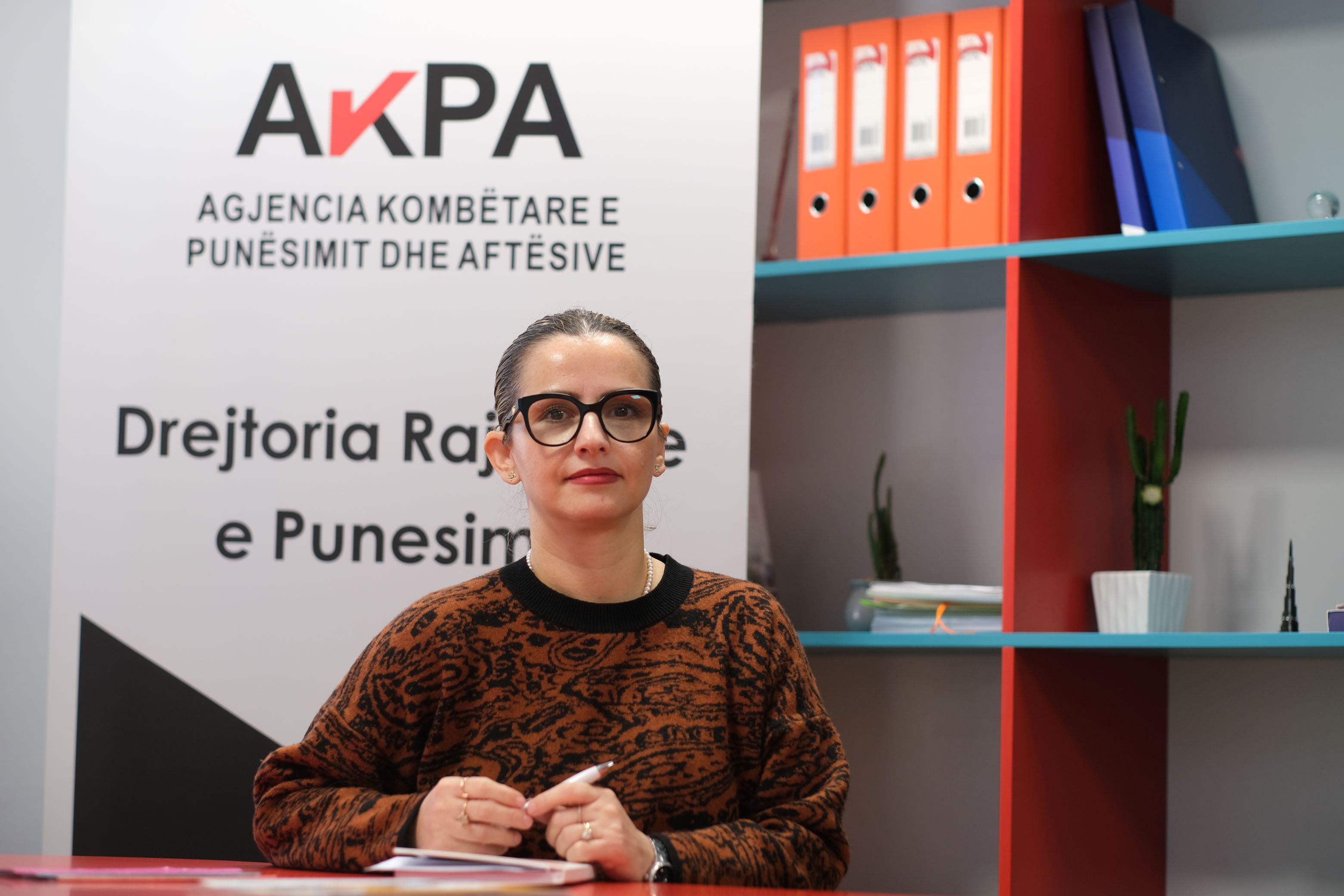 Julinda Gjonja, Director of the Tirana Office of the Employment and Skills Agency. Photo: UN Women