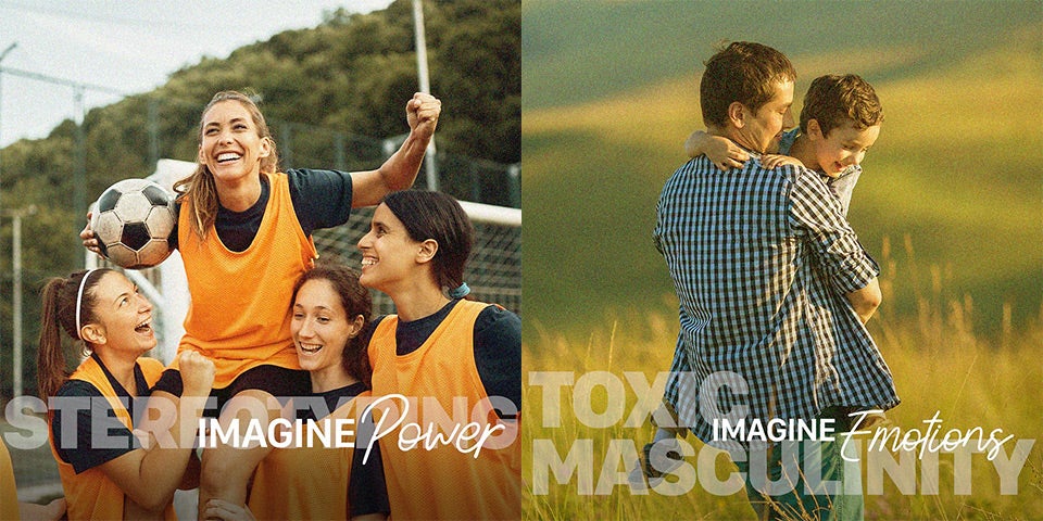 “Imagine” campaign visuals were translated in four languages and were shared online across the region.