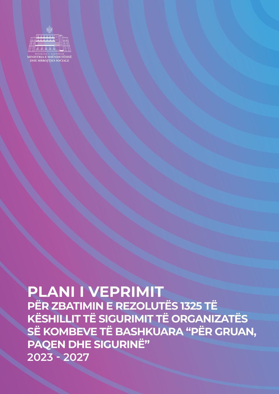 Action Plan for the Implementation of UN Security Council Resolution 1325 "Women, Peace, and Security", 2023-2027 - cover