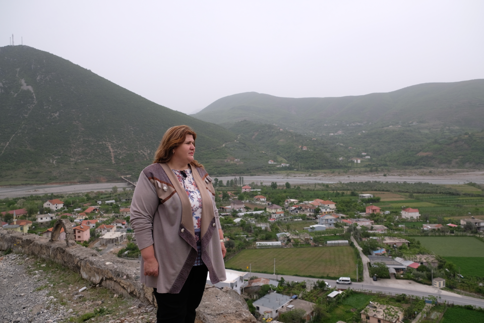 Luljeta Kaculi, Administrator of Labinot-Fushe, in the region of Elbasan. Photo: UN Women Albania