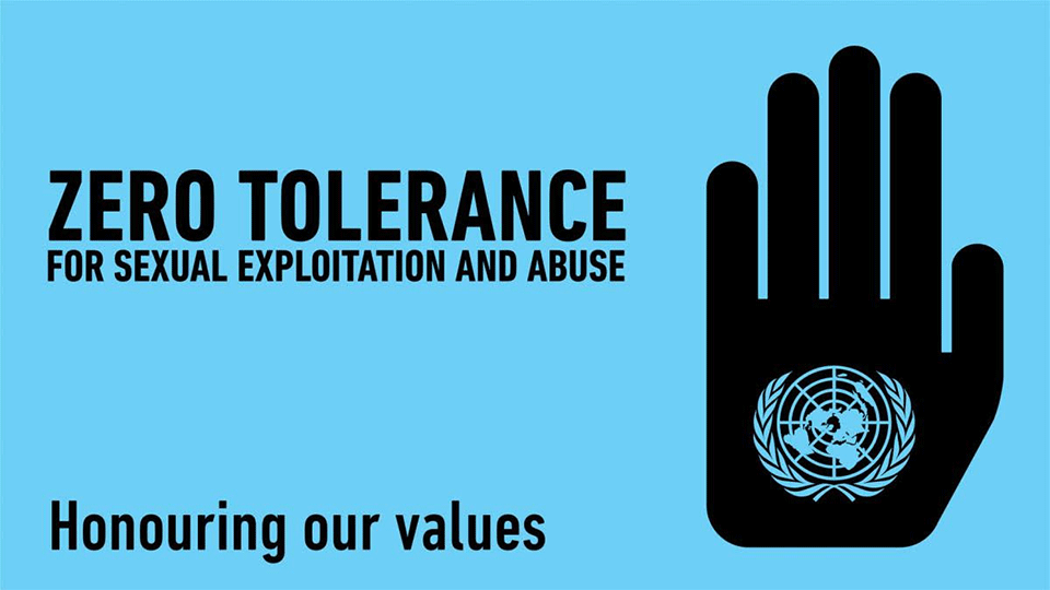 Zero Tolerance for Sexual Exploitation and Abuse - Honouring our values