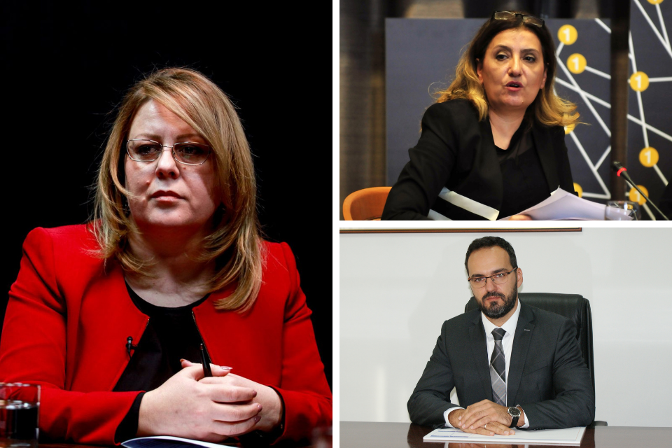 From left to right (clockwise): Hykmete Bajrami, the Minister of Finance of Kosovo; Jovana Trenchevska, Head of the Unit for Gender Equality at the Ministry of Labour and Social Policy; Jasmin Pilica, Deputy of Head Auditor at Bosnia and Herzegovina Audit Office