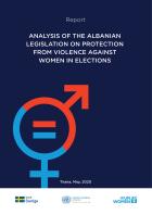 Analysis of the Albanian legislation on protection from violence against women in elections