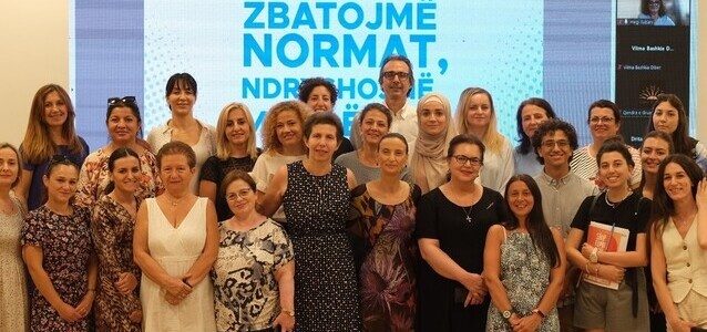 Women’s organizations in Albania at the final event of the regional programme Ending Violence Against Women and Girls in the Western Balkans and Turkyie “Implementing Norms, Changing Minds”.